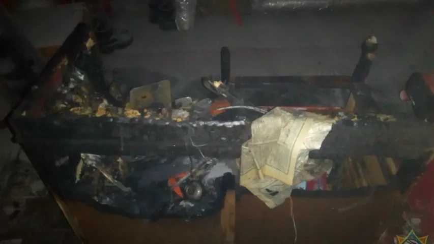 У Вілейцы на пажары эвакуявалі 45 дзяцей (фота)