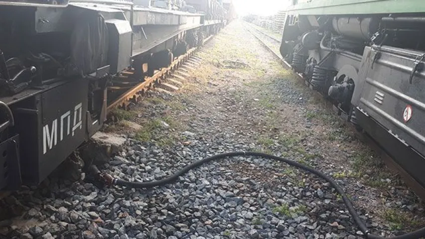 Брэсцкія чыгуначнікі выкапалі тунэль, каб красці дызпаліва 