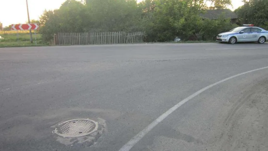 У Кобрыне перакуліўся мужчына на матацыкле, яго жонка загінула