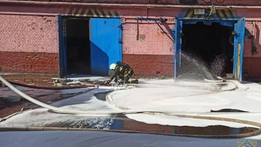 Раніцай 9 чэрвеня ліквідавалі пажар на МТЗ