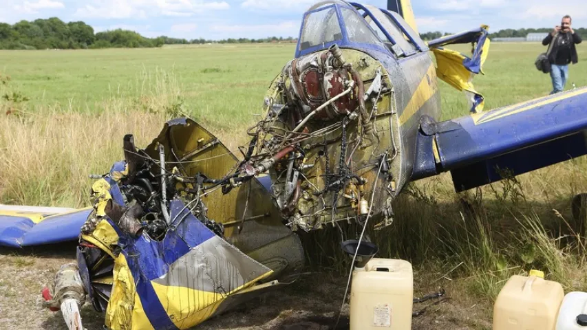 У Каўнасе разбіўся самалёт Як-52, які пілатавала чэмпіёнка Літвы